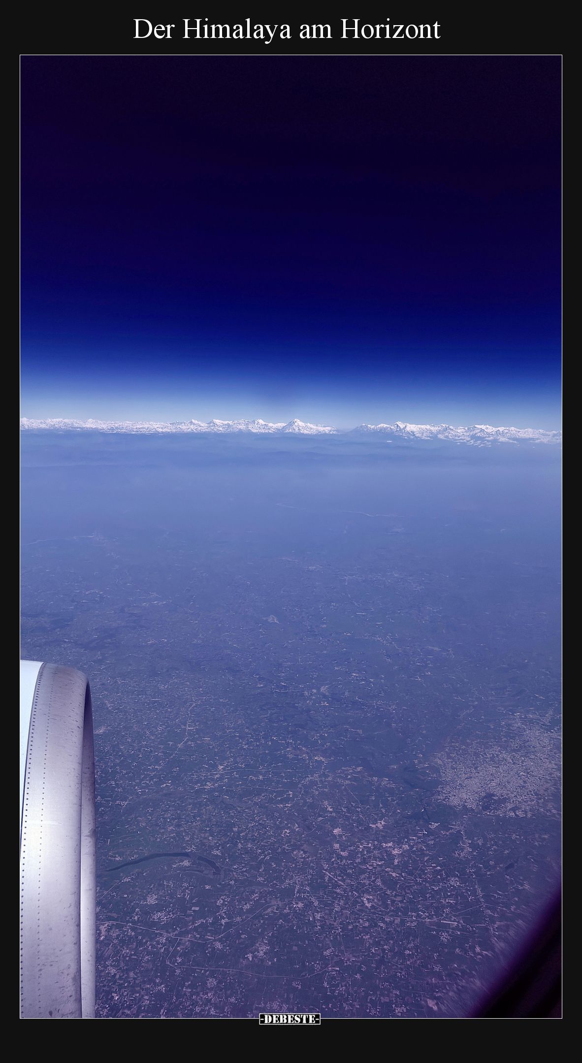 Der Himalaya am Horizont