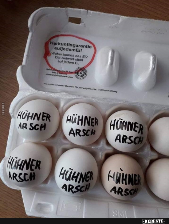 Herkunftsgarantie auf jedem Ei! - Lustige Bilder | DEBESTE.de