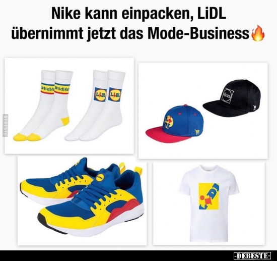 Nike kann einpacken, LiDL übernimmt jetzt das.. - Lustige Bilder | DEBESTE.de