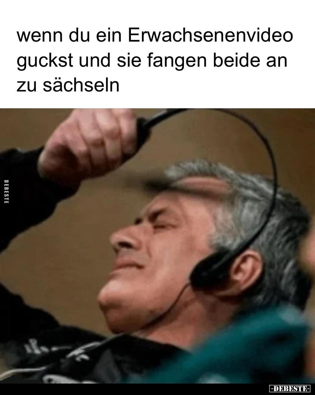 wenn du ein Erwachsenenvideo guckst und sie fangen beide an zu sächseln