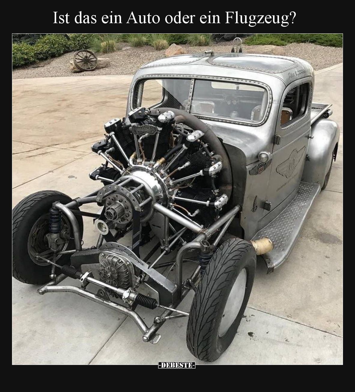 Ist das ein Auto oder ein Flugzeug?