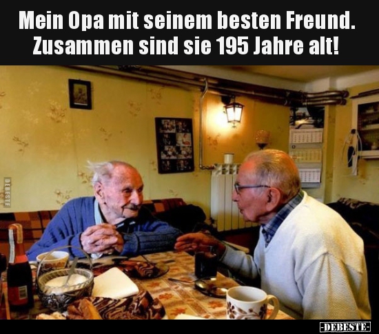 Mein Opa mit seinem besten Freund..
