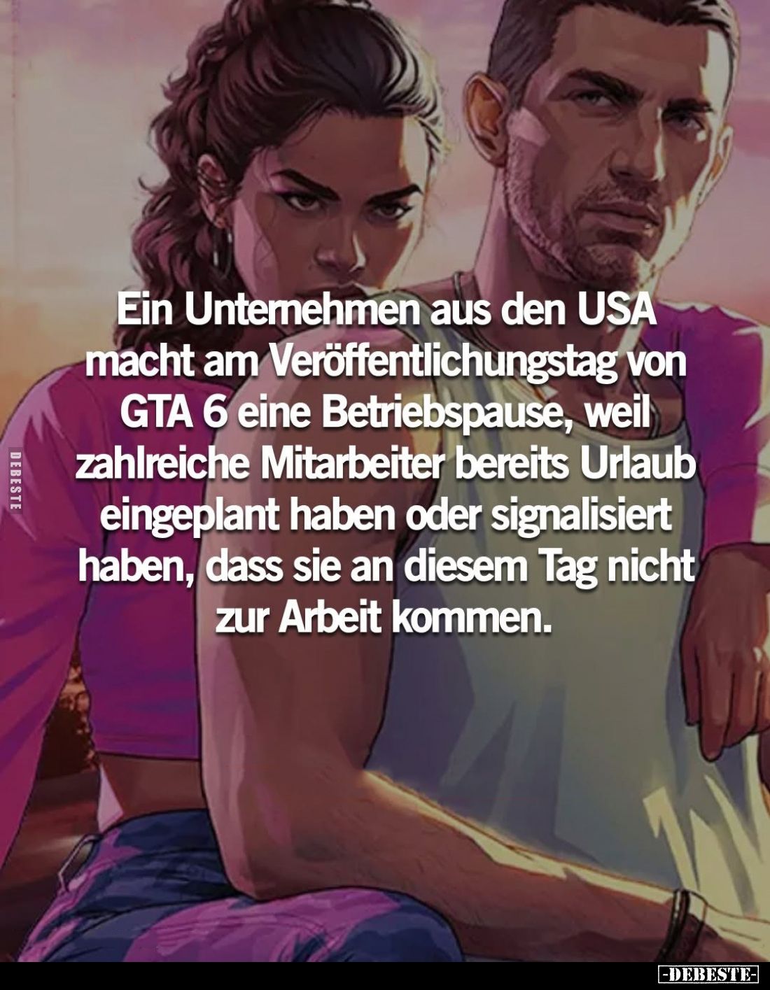 Ein Unternehmen aus den USA macht am Veröffentlichungstag von GTA 6 eine Betriebspause, weil zahlreiche Mitarbeiter bereits U...