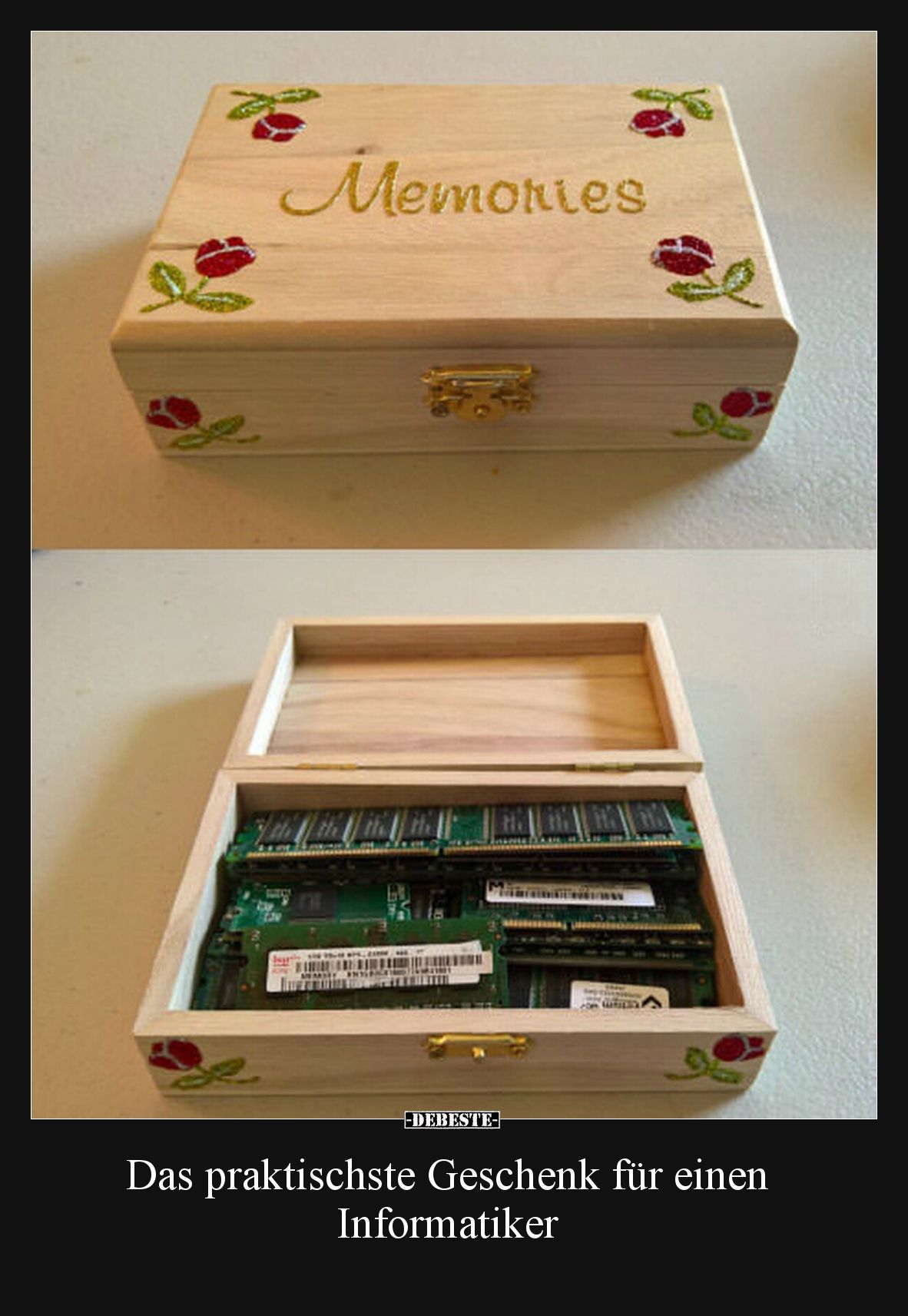 Das praktischste Geschenk für einen
Informatiker