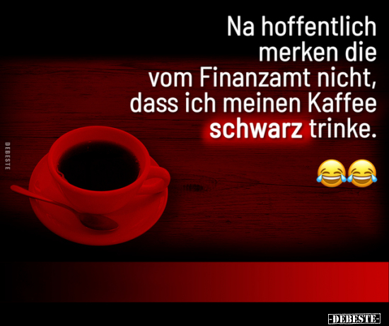 Na hoffentlich merken die vom Finanzamt nicht, dass ich.. - Lustige Bilder | DEBESTE.de