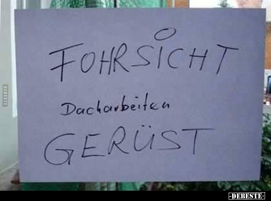 FOHRSICHT 
Dacharbeiten 
GERÜST