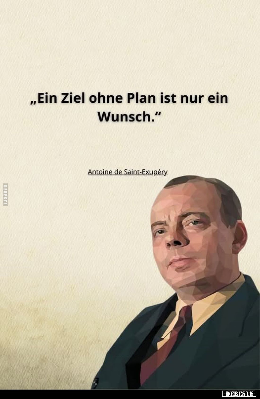 "Ein Ziel ohne Plan ist nur ein Wunsch."