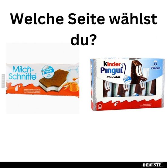 Welche Seite wählst du?
