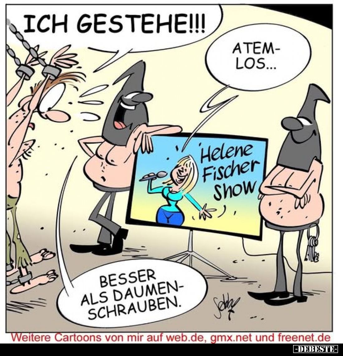 Ich gestehe!!!
-
Atemlos...
-
Besser als Daumenschrauben.