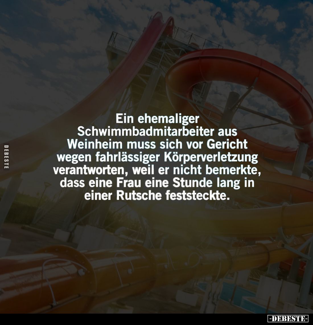 Ein ehemaliger Schwimmbadmitarbeiter aus Weinheim muss sich vor Gericht wegen fahrlässiger Körperverletzung verantworten, wei...
