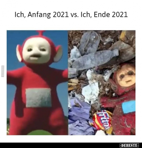 Ich, Anfang 2021 vs. Ich, Ende 2021.. - Lustige Bilder | DEBESTE.de