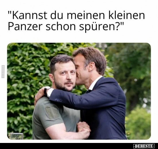 "Kannst du meinen kleinen Panzer schon spüren?".. - Lustige Bilder | DEBESTE.de