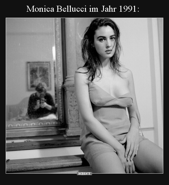 Monica Bellucci im Jahr 1991: