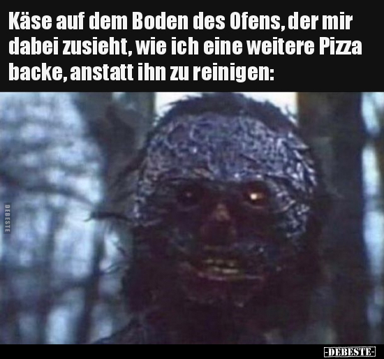 Käse auf dem Boden des Ofens, der mir dabei zusieht, wie.. - Lustige Bilder | DEBESTE.de