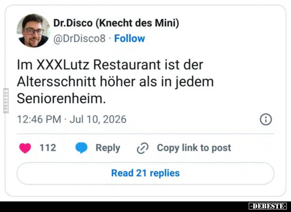 Im XXXLutz Restaurant ist der Altersschnitt höher als in jedem Seniorenheim.