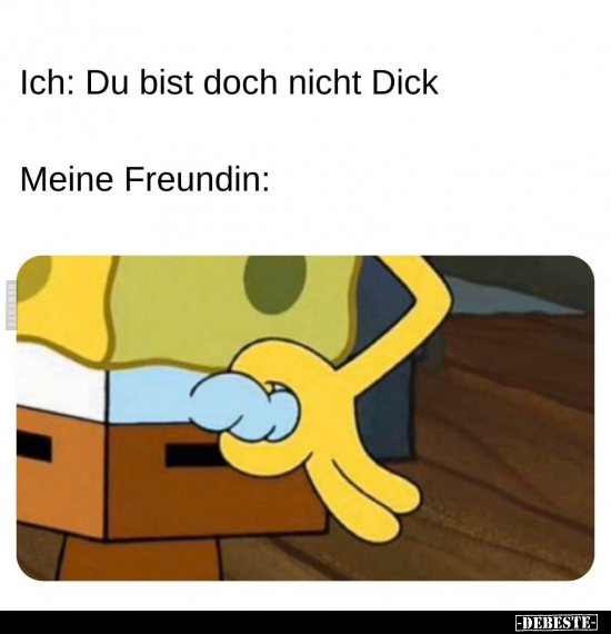 Ich: Du bist doch nicht Dick.. - Lustige Bilder | DEBESTE.de