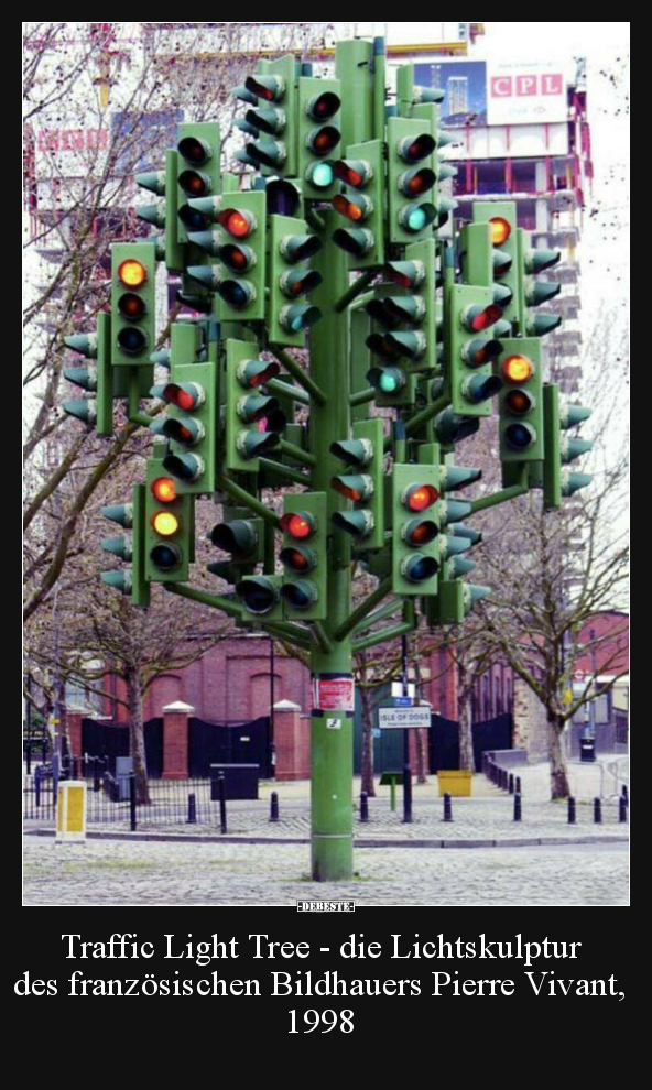 Traffic Light Tree - die Lichtskulptur des französischen.. - Lustige Bilder | DEBESTE.de