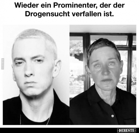 Wieder ein Prominenter, der der Drogensucht verfallen.. - Lustige Bilder | DEBESTE.de