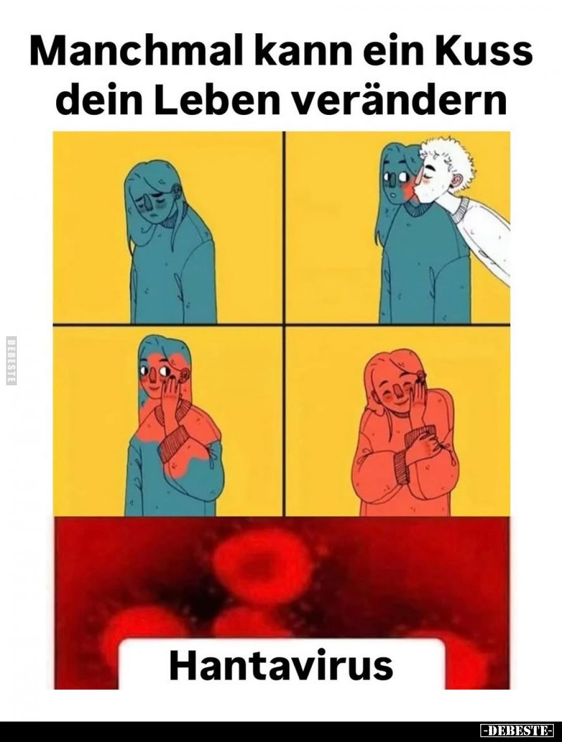 Manchmal kann ein Kuss dein Leben verändern
-
Hantavirus