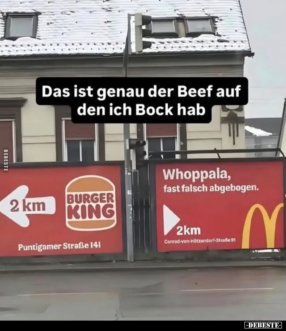 Das ist genau der Beef auf den ich Bock hab