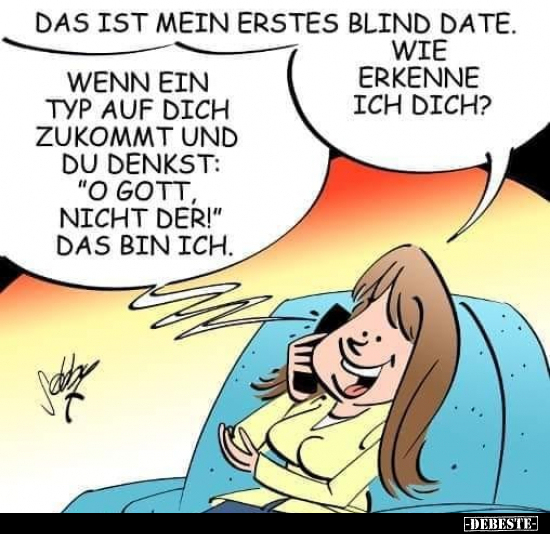 Das ist mein erstes Blind Date... - Lustige Bilder | DEBESTE.de