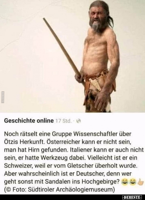 Geschichte online Noch rätselt eine Gruppe Wissenschafiler.. - Lustige Bilder | DEBESTE.de