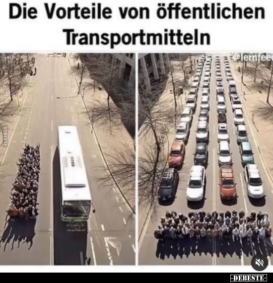 Die Vorteile von öffentlichen Transportmitteln.. - Lustige Bilder | DEBESTE.de