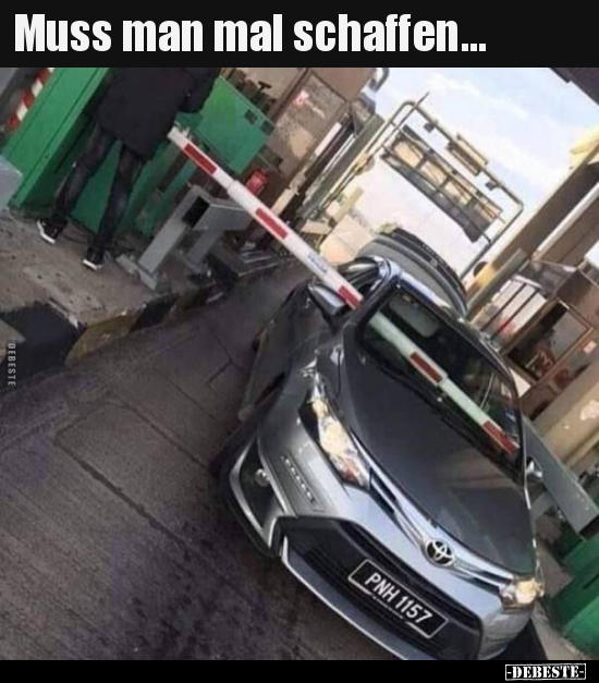 Muss man mal schaffen...