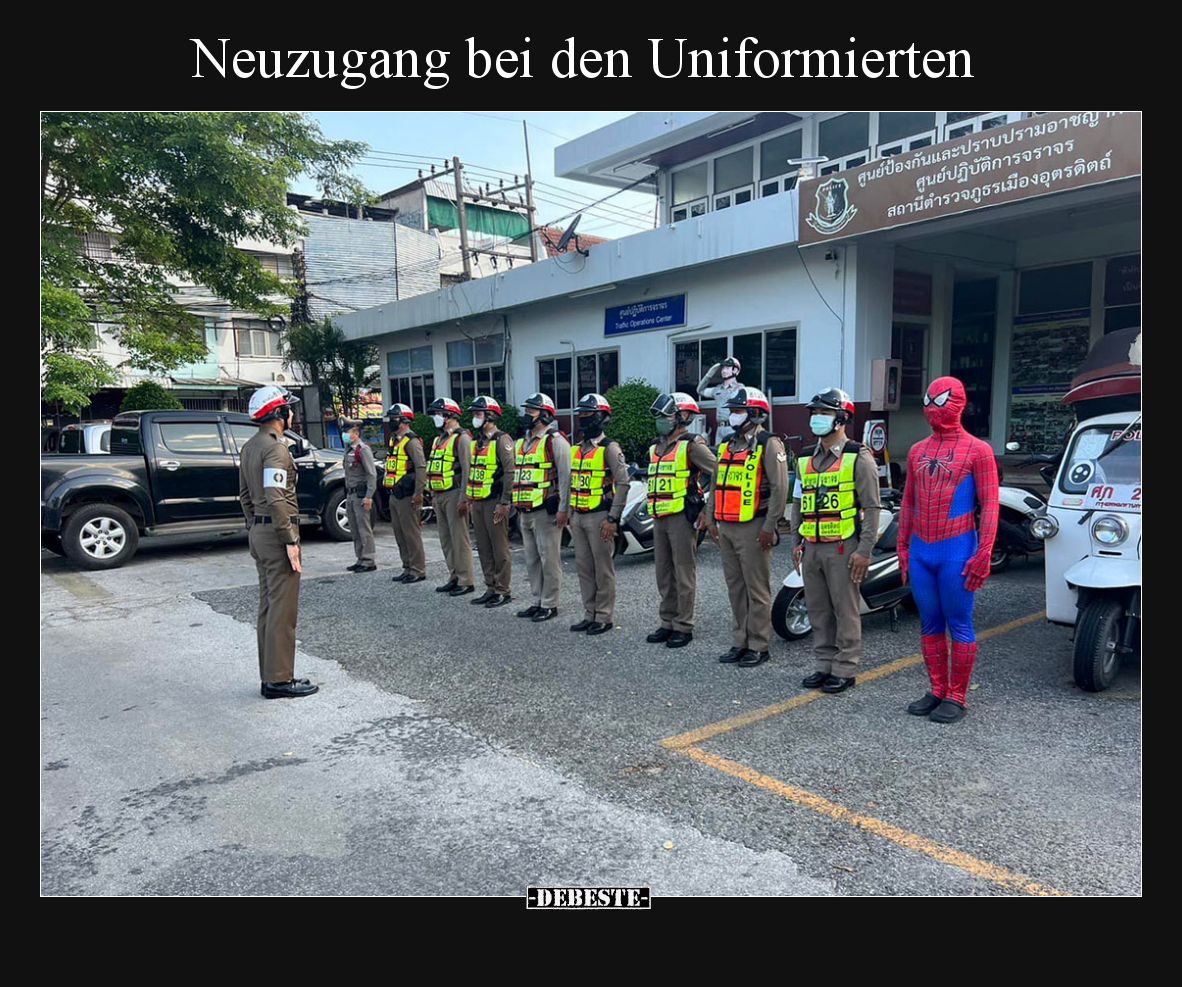 Neuzugang bei den Uniformierten