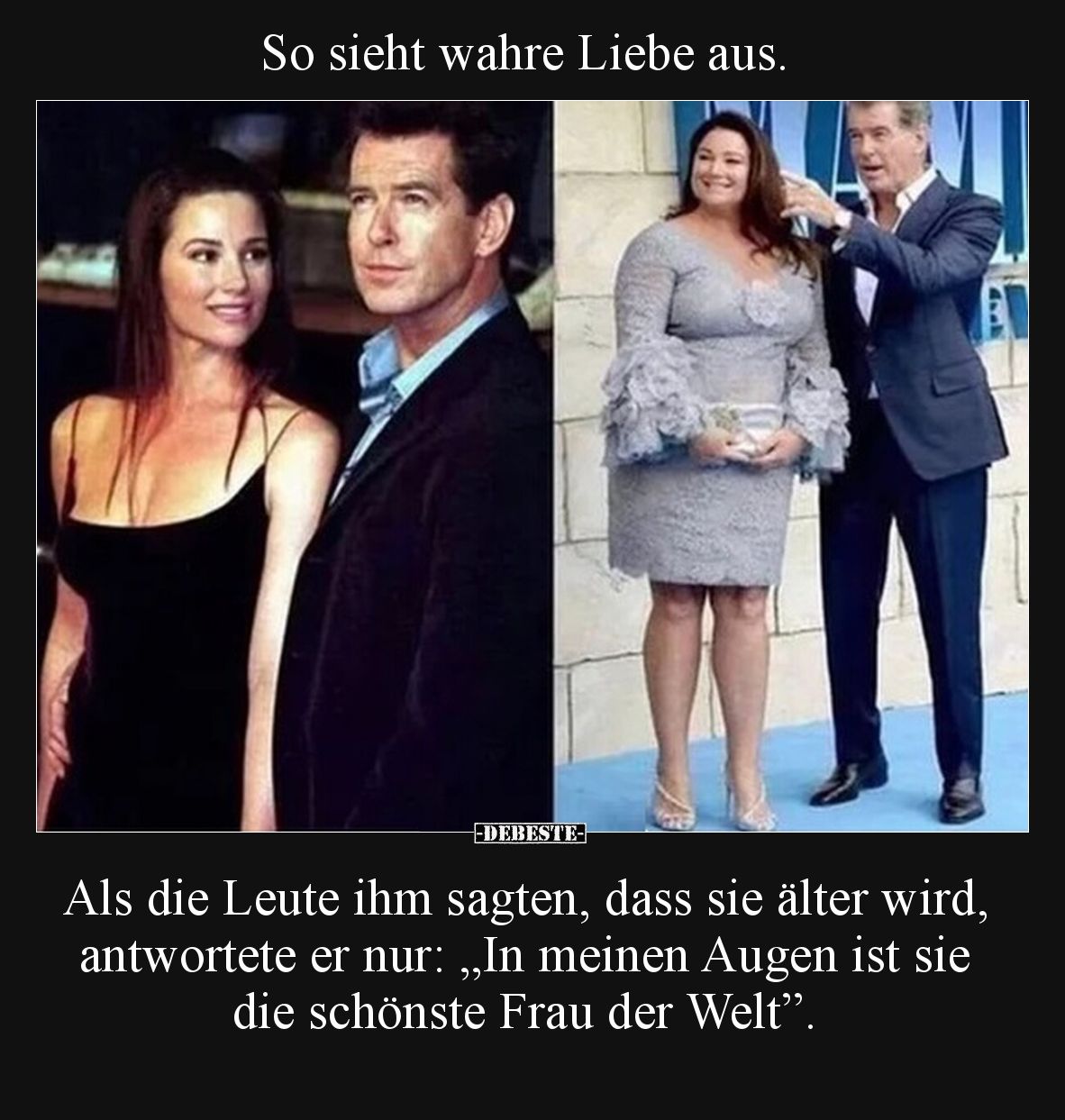 So sieht wahre Liebe aus. Als die Leute ihm sagten, dass.. - Lustige Bilder | DEBESTE.de
