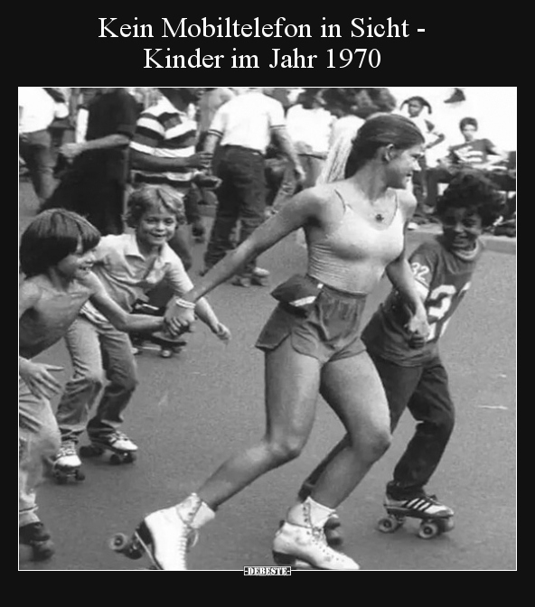 Kein Mobiltelefon in Sicht - Kinder im Jahr 1970.. - Lustige Bilder | DEBESTE.de