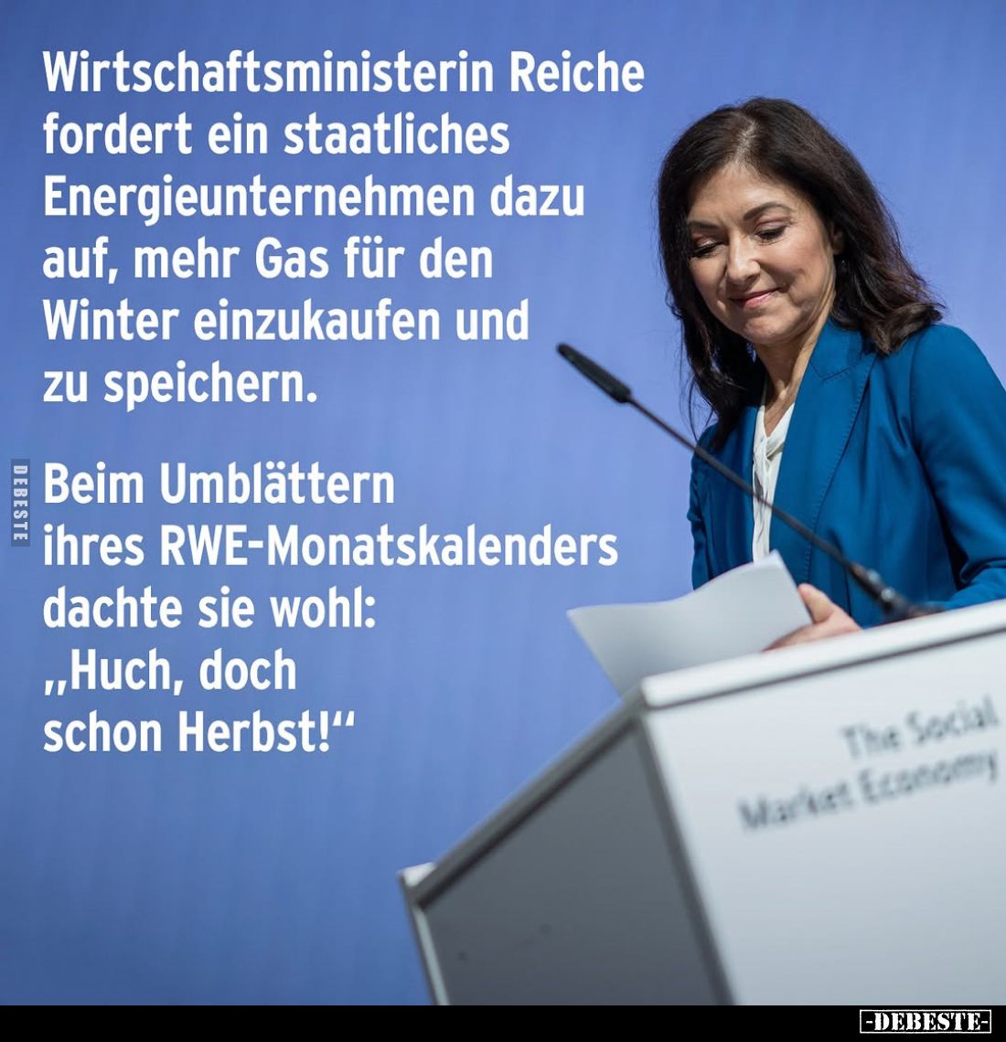 Wirtschaftsministerin Reiche fordert ein staatliches Energieunternehmen dazu auf, mehr Gas für den Winter einzukaufen und zu ...