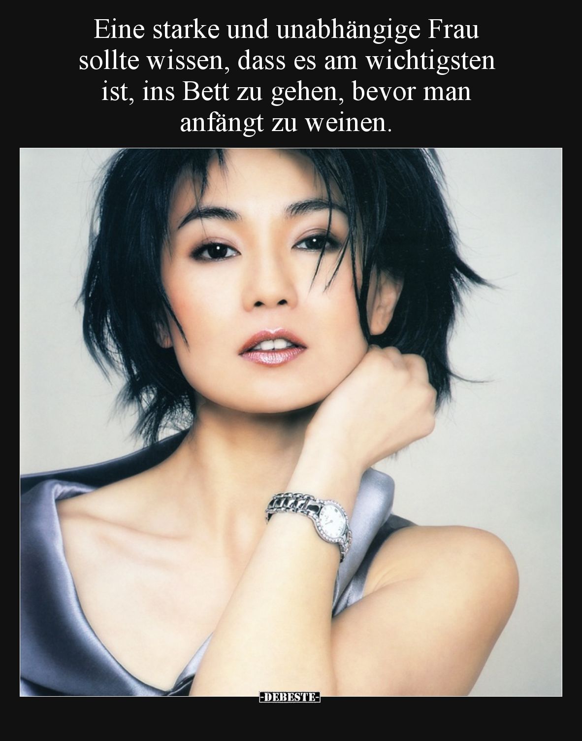 Eine starke und unabhängige Frau sollte wissen, dass es am.. - Lustige Bilder | DEBESTE.de