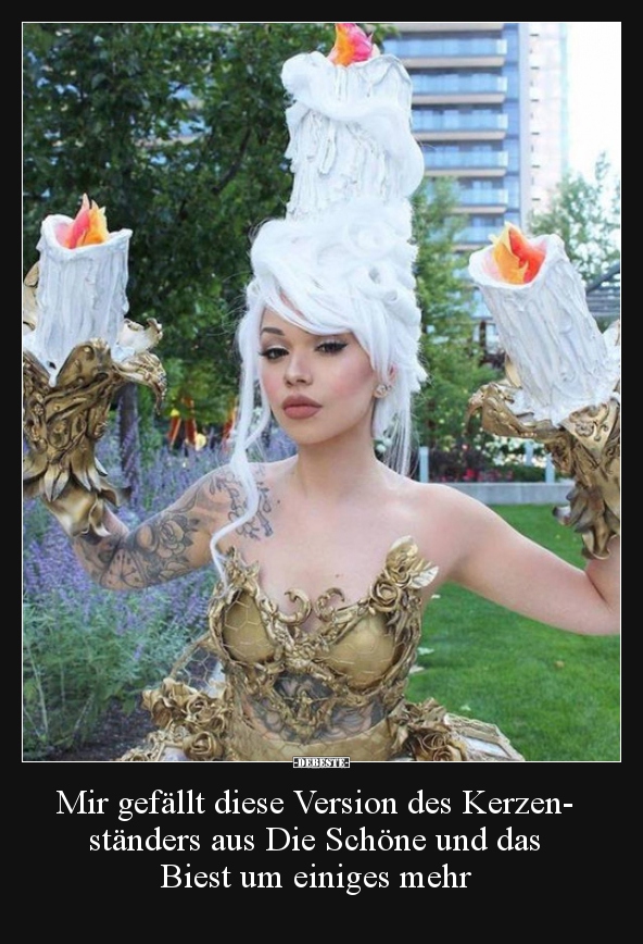 Mir gefällt diese Version des Kerzenständers aus Die..