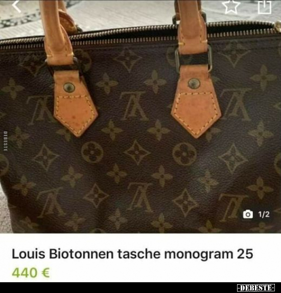 Louis Biotonnen tasche monogram 25.. - Lustige Bilder | DEBESTE.de