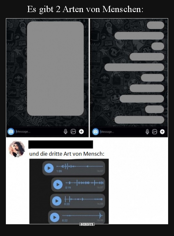 Es gibt 2 Arten von Menschen.. - Lustige Bilder | DEBESTE.de
