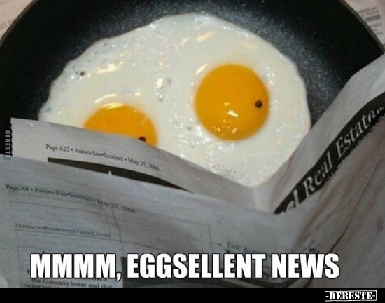 Mmmm, eggsellent news