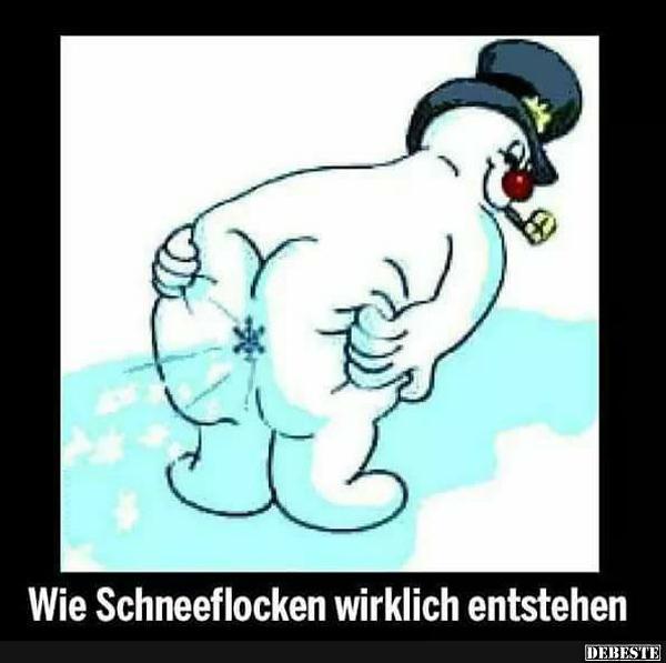 Wie Schneeflocken wirklich entstehen.. - Lustige Bilder | DEBESTE.de