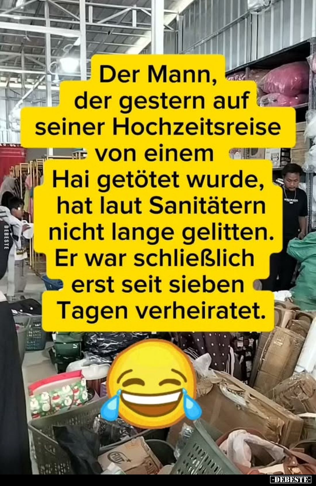 Der Mann, der gestern auf seiner Hochzeitsreise von einem Hai getötet wurde, hat laut Sanitätern nicht lange gelitten.
Er wa...
