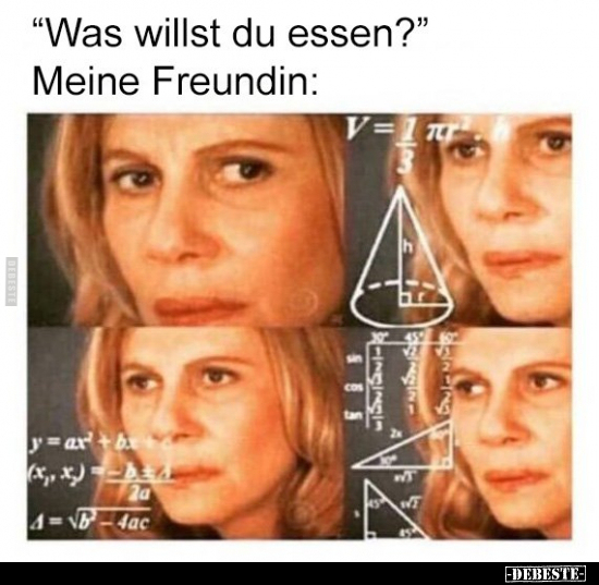 "Was willst du essen?"..