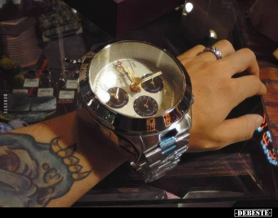 Einer übertreibt immer...