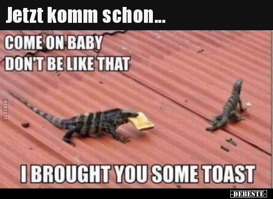 Jetzt komm schon...