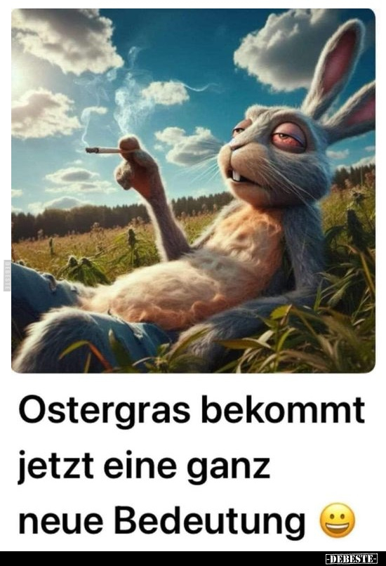 Ostergras bekommt jetzt eine ganz neue Bedeutung.. - Lustige Bilder | DEBESTE.de