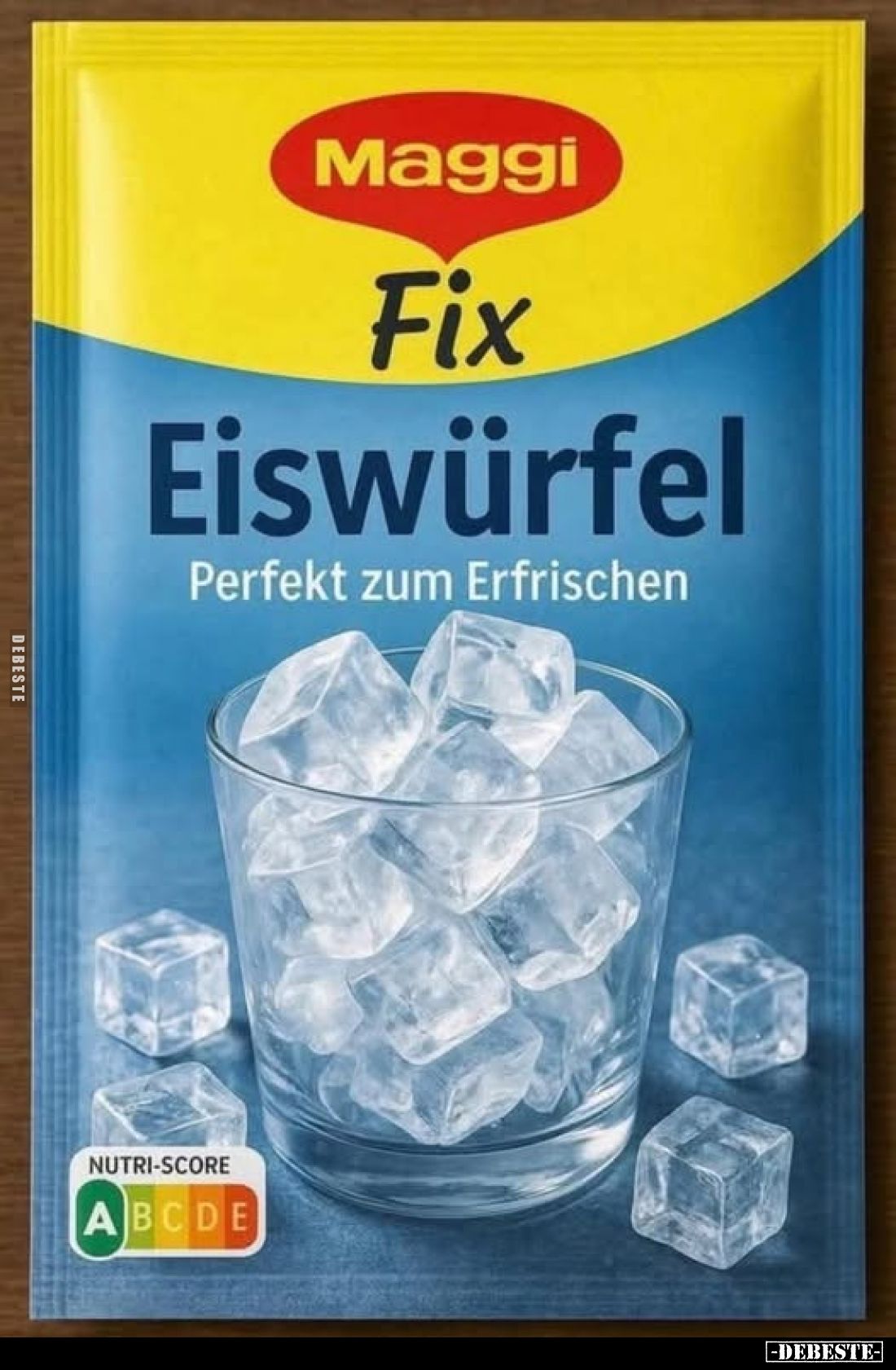 Eiswürfel:
Perfekt zum Erfrischen.