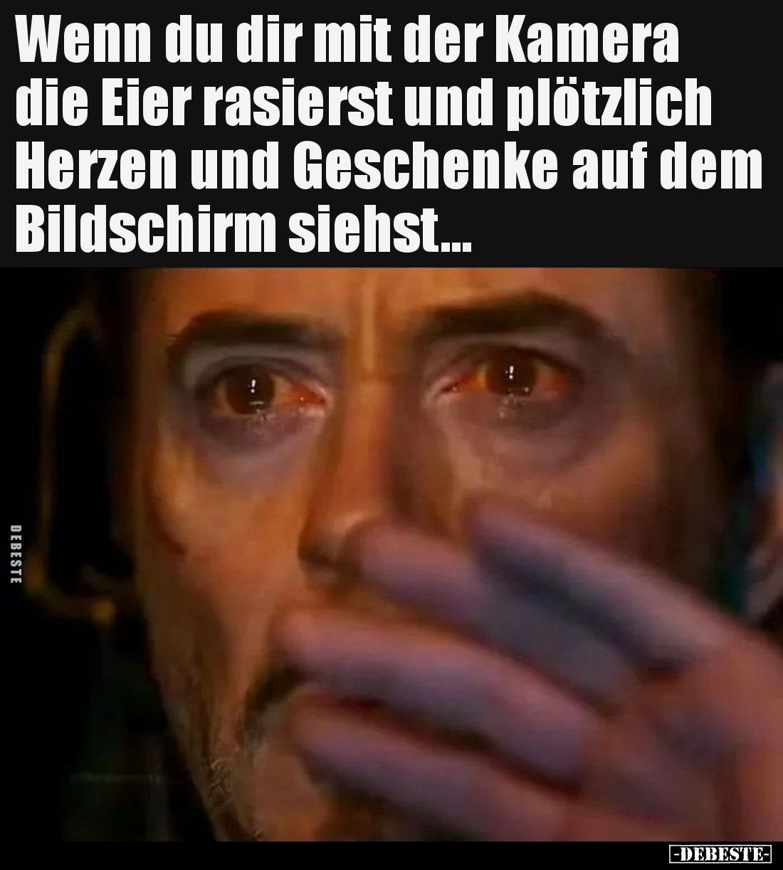 Wenn du dir mit der Kamera die Eier rasierst und plötzlich Herzen und Geschenke auf dem Bildschirm siehst...