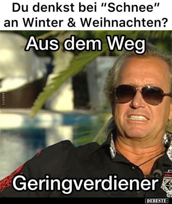 Du denkst bei "Schnee" an Winter & Weihnachten?.. - Lustige Bilder | DEBESTE.de