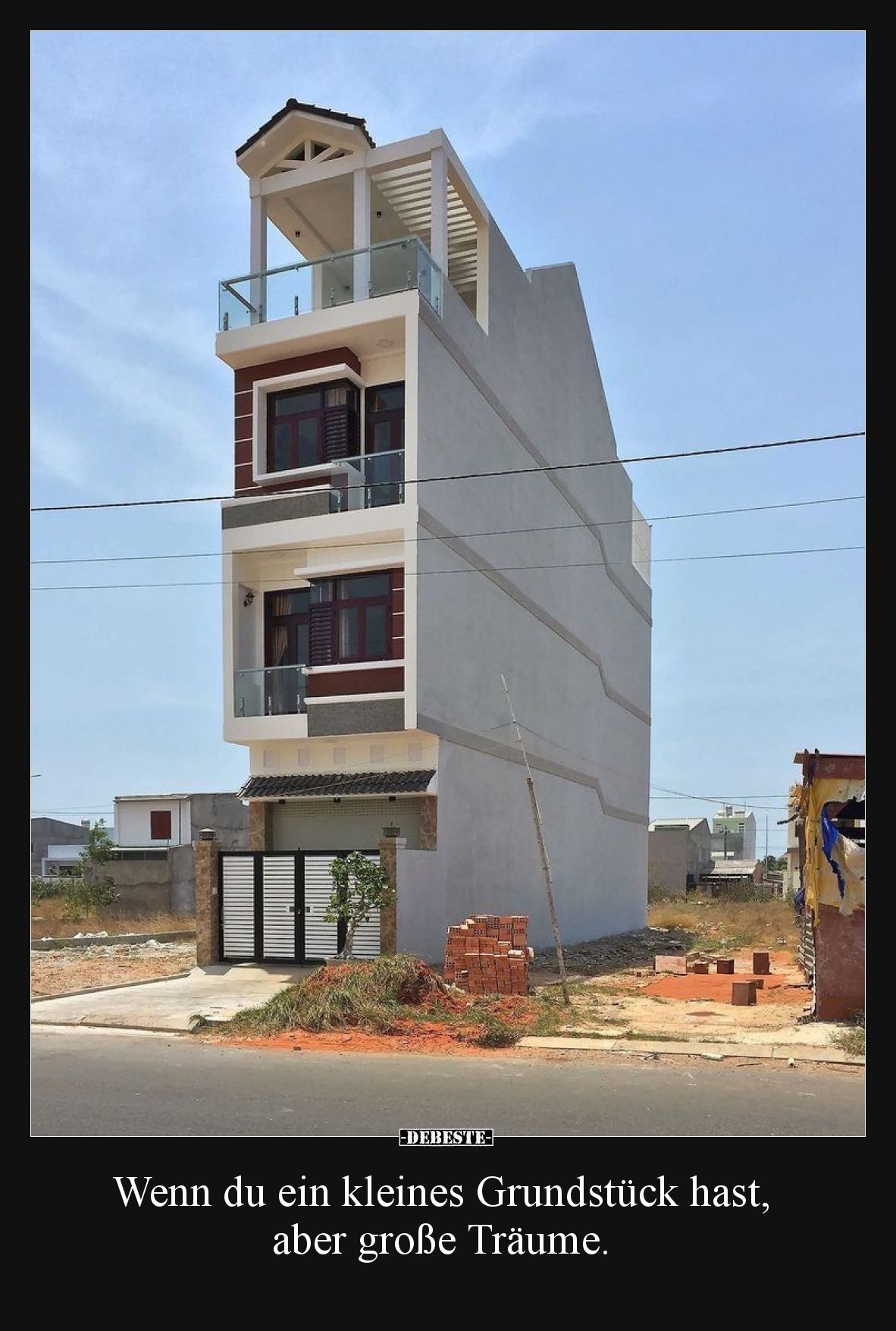 Wenn du ein kleines Grundstück hast, aber große Träume... - Lustige Bilder | DEBESTE.de