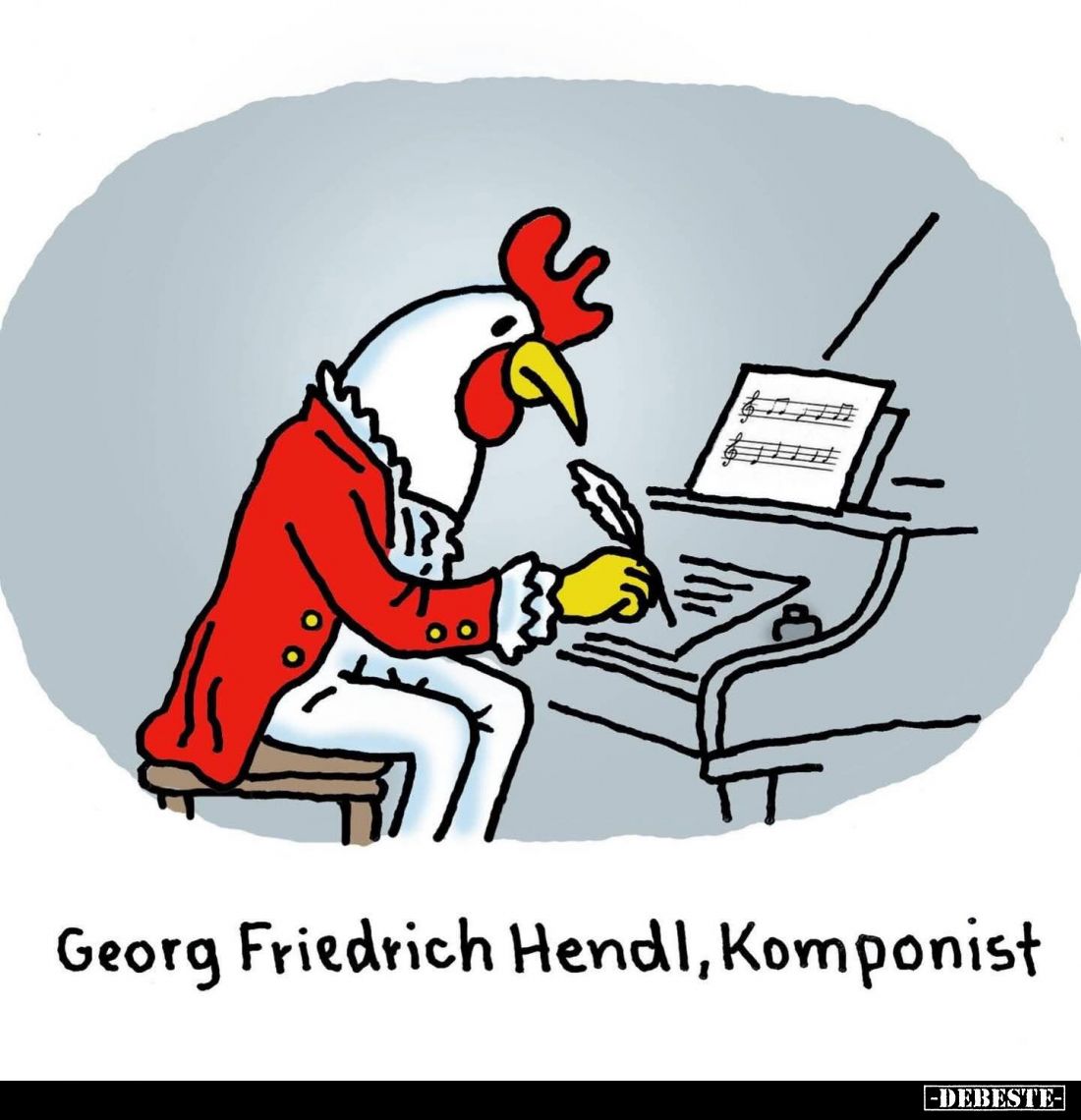 Georg Friedrich Hendl, Komponist.