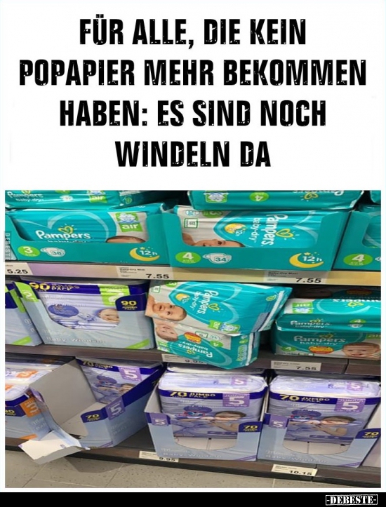 Für alle, die kein Popapier mehr bekommen haben..