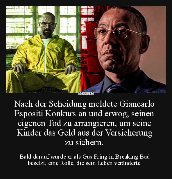 Nach der Scheidung meldete Giancarlo Espositi Konkurs an.. - Lustige Bilder | DEBESTE.de